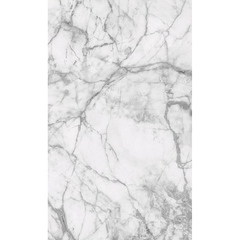 Foto van Dimex white marble vlies fotobehang 150x250cm 2-banen