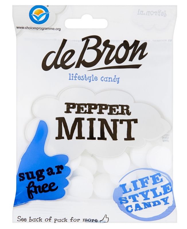 Foto van De bron peppermint sugarfree 80g bij jumbo