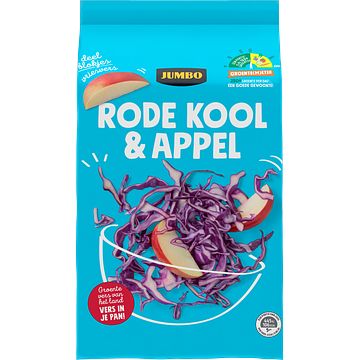 Foto van Jumbo rode kool met appel blokjes 750g