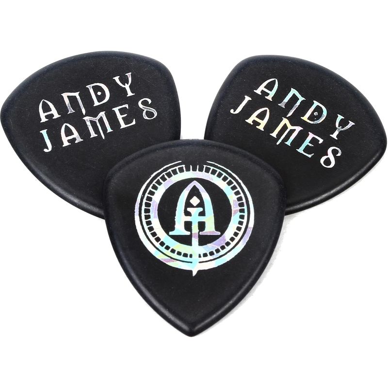 Foto van Dunlop 546paj200 andy james flow jumbo plectrumset (3 stuks)