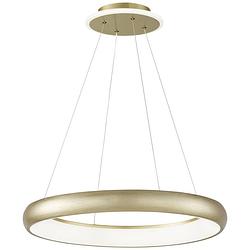 Foto van Wofi poona 11969 led-hanglamp led led vast ingebouwd 39 w goud