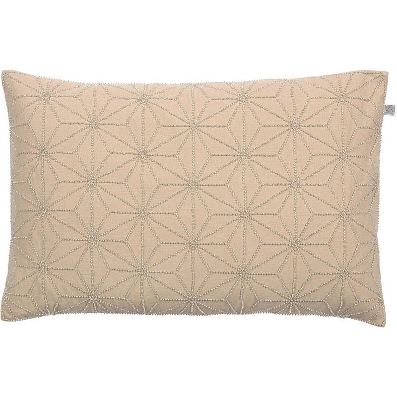 Foto van Dutch decor debora - sierkussen goud 40x60 cm - beige