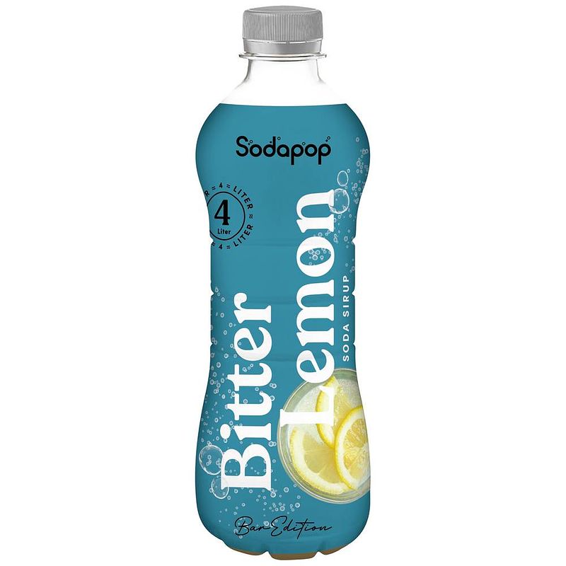 Foto van Sodapop siroop bitter lemon bar sirup