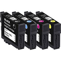 Foto van Basetech inkt vervangt epson t1621, t1622, t1623, t1624, 16 compatibel combipack zwart, cyaan, magenta, geel bte154 1621,4850-126