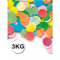 Foto van Confetti zak van 3 kilo multicolor brandvertragend - confetti