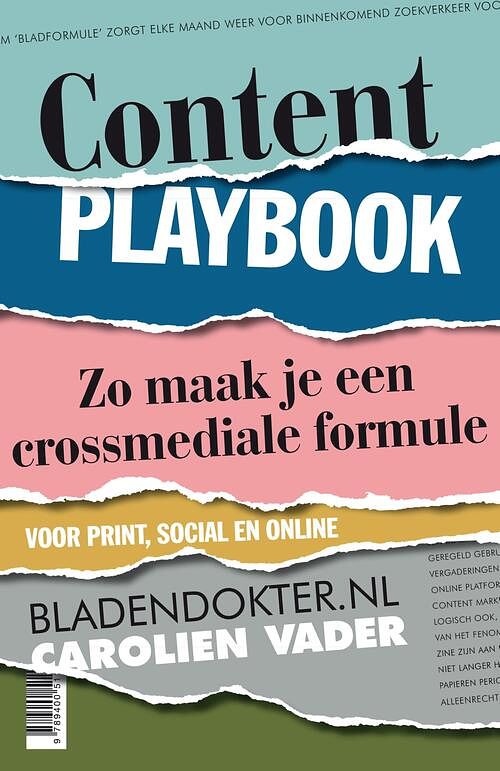 Foto van Content playbook - carolien vader - ebook (9789044977981)