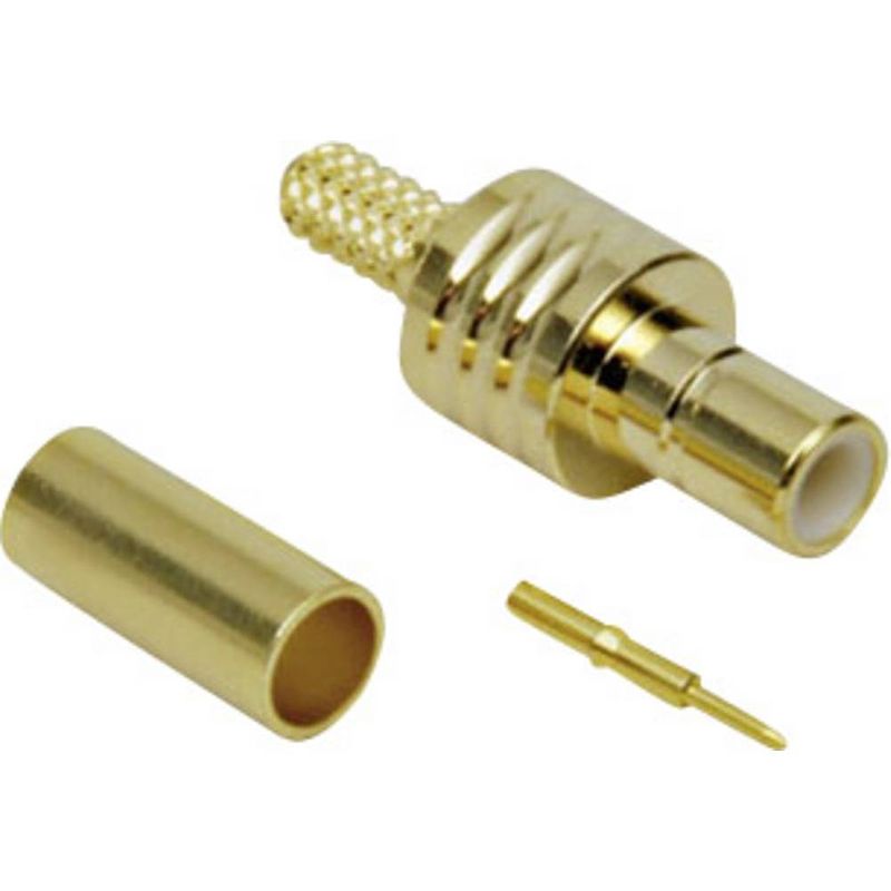 Foto van Tru components 1579398 smb-connector stekker, recht 50 ω 1 stuk(s)