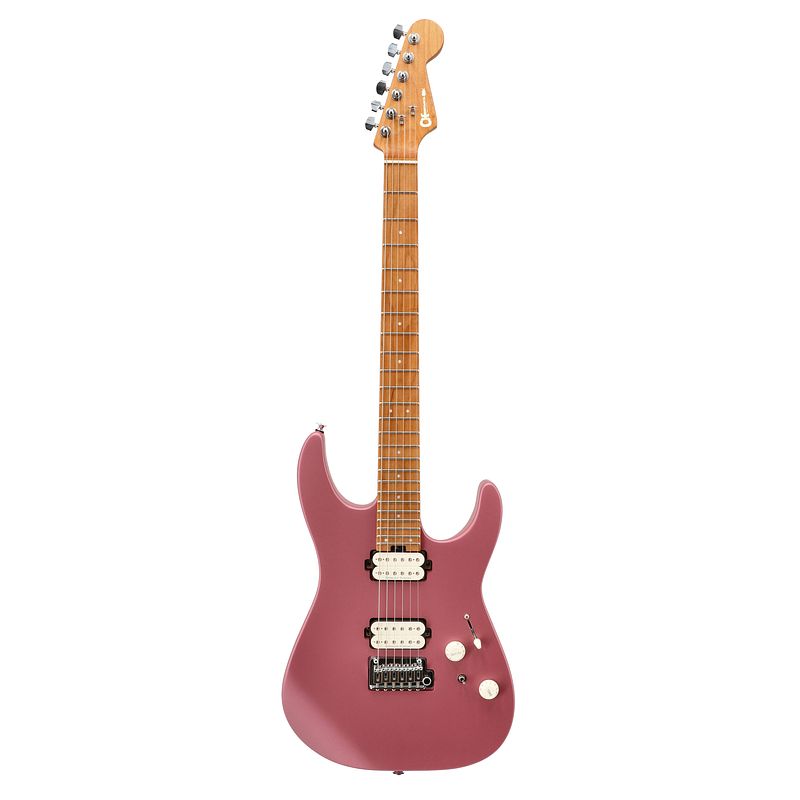 Foto van Charvel pro mod dk24 hh 2pt cm satin burgundy mist