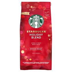 Foto van Starbucks holiday blend medium roast koffiebonen limited edition 190g bij jumbo