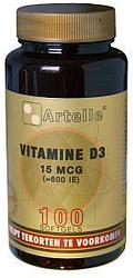 Foto van Artelle vitamine d3 15mcg
