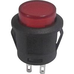 Foto van Tru components tc-r13-523al-05rt druktoets 250 v/ac 1.5 a 1x uit/(aan) moment rood 1 stuk(s)