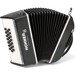 Foto van Hohner xs knoppenmodel wit-grijs accordeon voor kinderen