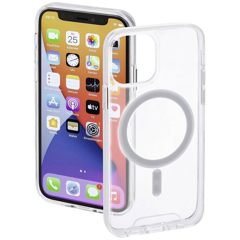 Foto van Hama magcase safety cover apple iphone 12, iphone 12 pro transparant