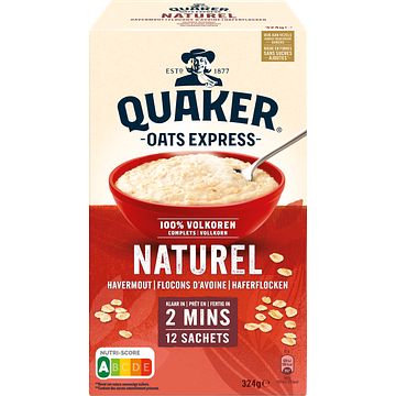Foto van Quaker oats express naturel 324gr bij jumbo