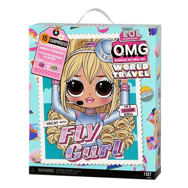 Foto van L.o.l surprise omg travel doll-fly gurl