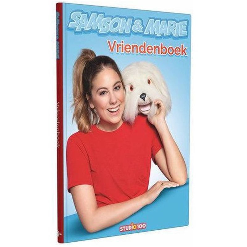 Foto van Studio 100 vriendenboek samson & marie hardcover a5 blauw