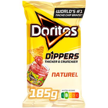 Foto van Doritos dippas naturel tortilla chips 185gr bij jumbo