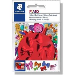 Foto van Fimo kleimal strik junior 7 cm siliconen rood