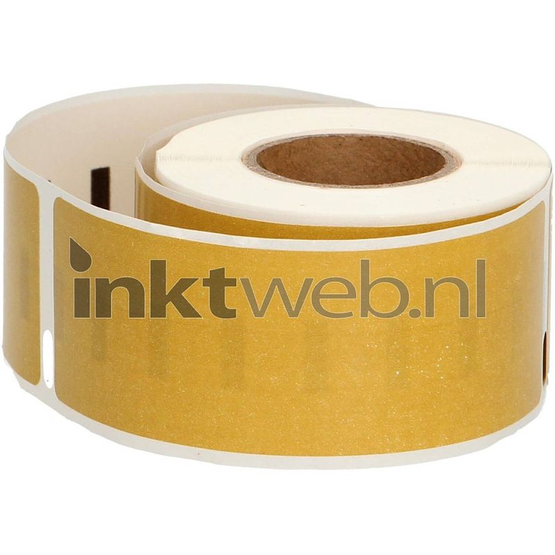 Foto van Flwr dymo 99010 89 mm x 28 mm goud labels