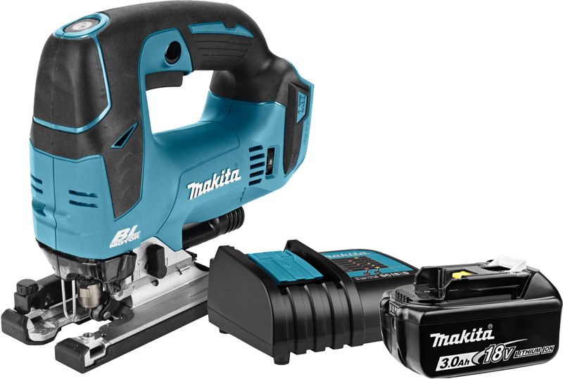 Foto van Makita djv182zj + 3,0 ah accu en lader