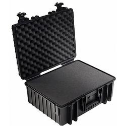 Foto van B & w international outdoor-koffer outdoor.cases typ 6000 32.6 l (b x h x d) 510 x 420 x 215 mm zwart 6000/b/si