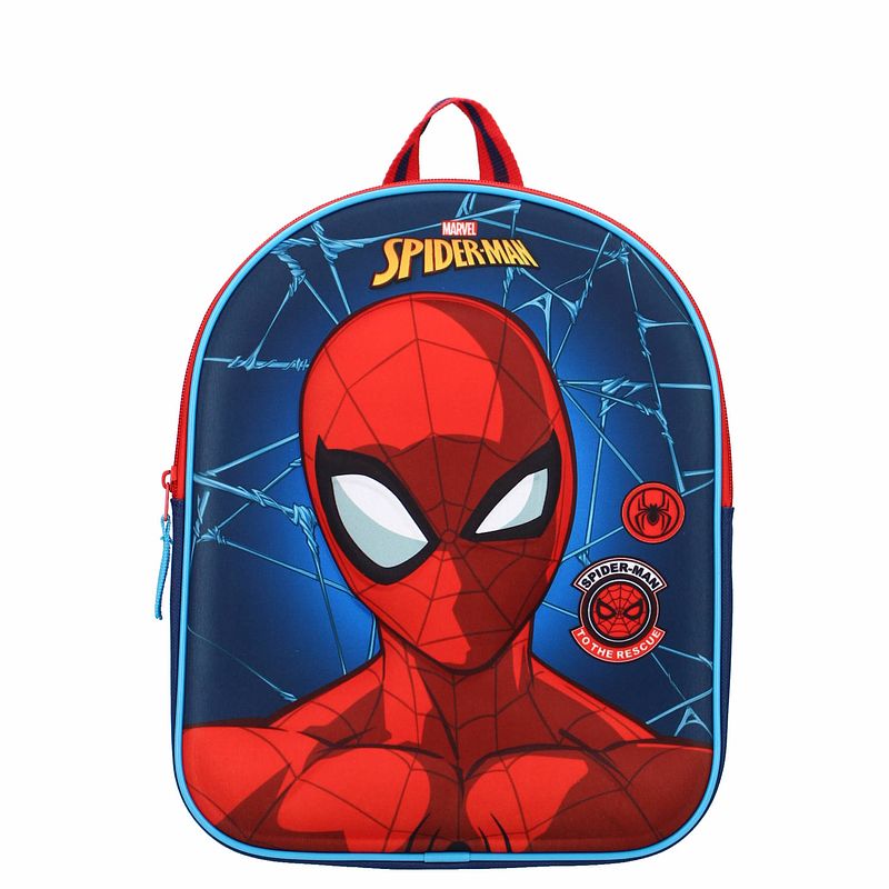 Foto van Marvel spiderman school rugtas/rugzak 32 cm voor peuters/kleuters/kinderen - rugzak - kind