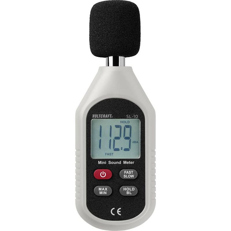 Foto van Voltcraft sl-10 decibelmeter 30 - 130 db 31.5 hz - 8 khz