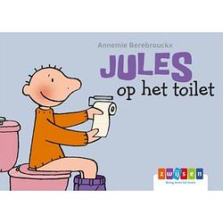 Foto van Jules op het toilet - jules kartonboekje