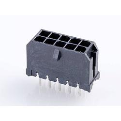 Foto van Molex 430451027 male header, inbouw (standaard) totaal aantal polen: 10 rastermaat: 3.00 mm 1 stuk(s) tray