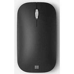 Foto van Microsoft modern mobile mouse draadloze muis bluetooth bluetrack zwart 4 toetsen 1800 dpi