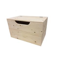 Foto van Wood4you - speelgoedkist kick vuren 90lx50hx50d cm