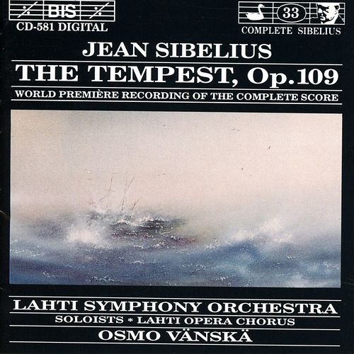 Foto van Sibelius: the tempest op.109 - cd (7318590005811)