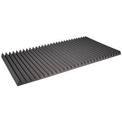 Foto van Auralex studiofoam wedges charcoal 61x122x5cm absorber grijs (12-delig)