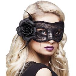 Foto van Boland oogmasker mystique polyester zwart one size