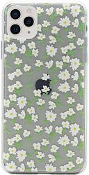 Foto van Bluebuilt white blossom soft case apple iphone 11 pro back cover transparant