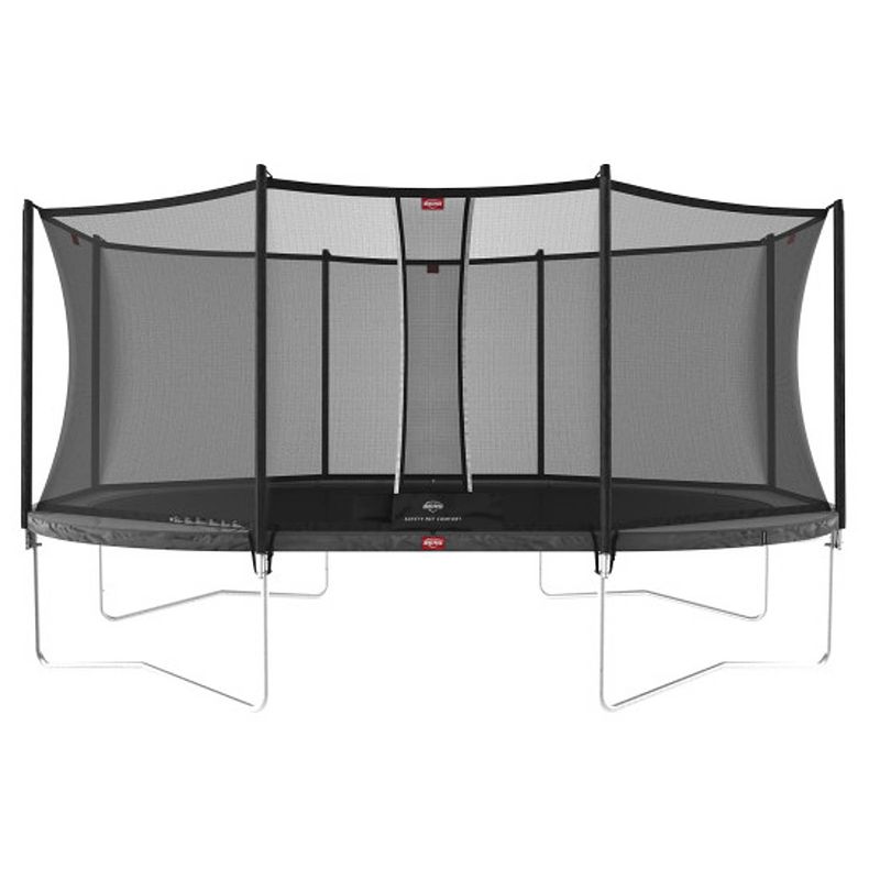 Foto van Berg trampoline grand favorit met veiligheidsnet - safetynet comfort - 520 x 350 cm - grijs