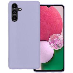 Foto van Basey samsung galaxy a13 5g hoesje siliconen hoes case cover samsung galaxy a13 5g-lila