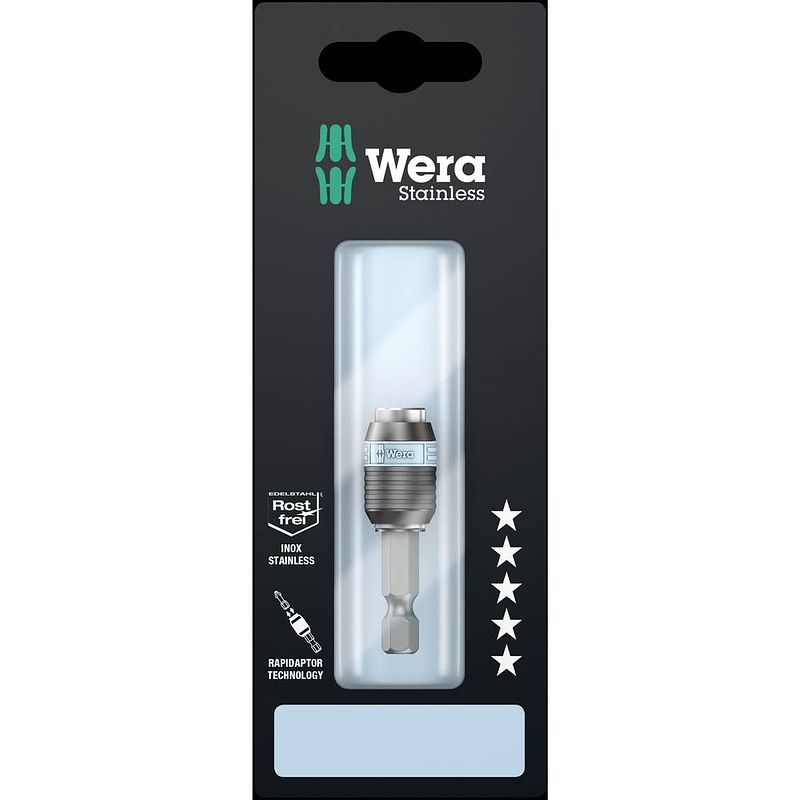 Foto van Wera 3888/4/1 k rapidaptor universele rvs-houder lengte 50 mm