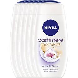 Foto van Cashmere moments douchecreme - douchegel - 6x 250ml - copy