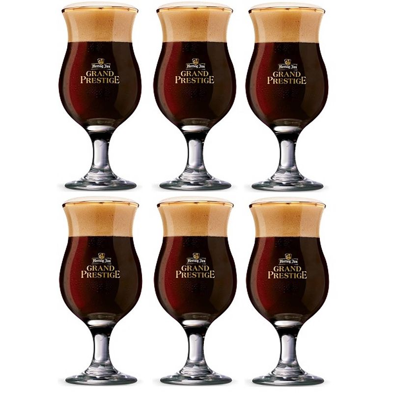 Foto van Hertog jan grand prestige glazen 250 ml - 6 stuks