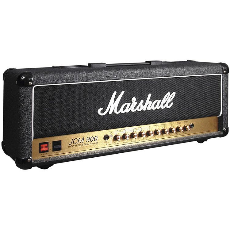 Foto van Marshall jcm900 4100 2-kanaals 100w buizen gitaarversterker top