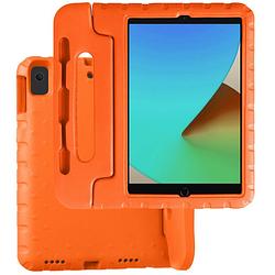 Foto van Basey ipad 10.2 2021 hoesje kinder hoes shockproof cover - kindvriendelijke ipad 10.2 2021 hoes kids case - oranje