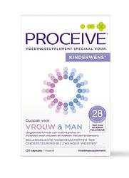 Foto van Proceive kinderwens duopak vrouw & man capsules