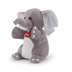 Foto van Trudi knuffel puppet olifant 28 cm grijs