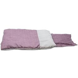 Foto van Mini mommy bedset poppen paars 50 cm