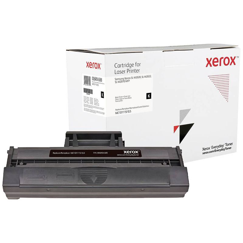 Foto van Xerox toner vervangt samsung mlt-d111s compatibel zwart 1000 bladzijden everyday