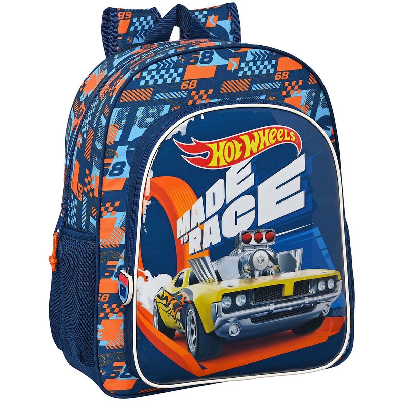 Foto van Hot wheels rugzak, speed club - 38 x 32 x 12 cm - polyester