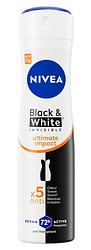 Foto van Nivea black & white invisible ultimate impact deodorant spray