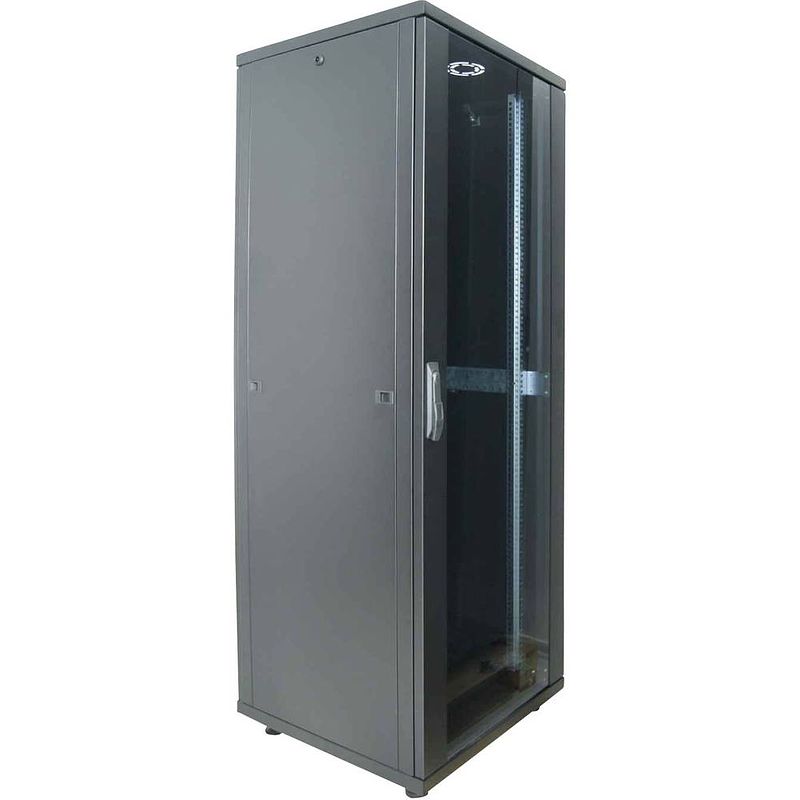 Foto van Intellinet 19 netzwerkschrank basic line 32 he 1588x600x800mm flatp traglast 600kg schwarz 19 inch patchkast (b x h x d) 600 x 1588 x 800 mm 32 he zwart (ral