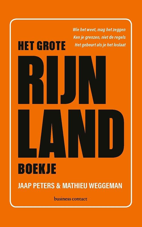 Foto van Het grote rijnlandboekje - jaap peters, mathieu weggeman - ebook (9789047013068)